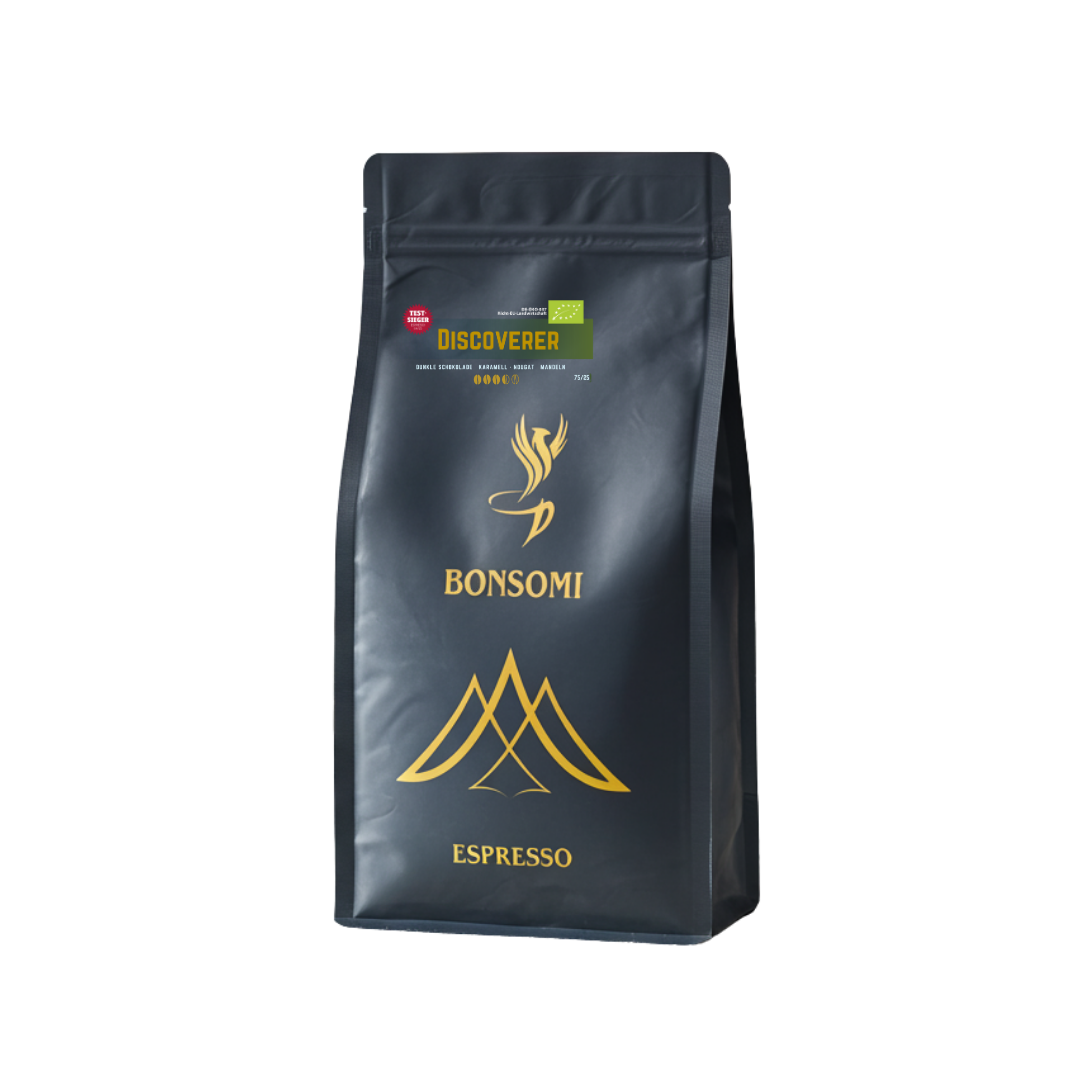 Bonsomi Discoverer Espresso 250g – Single Pack für Espresso-Liebhaber, frisch geröstet und schonend verarbeitet