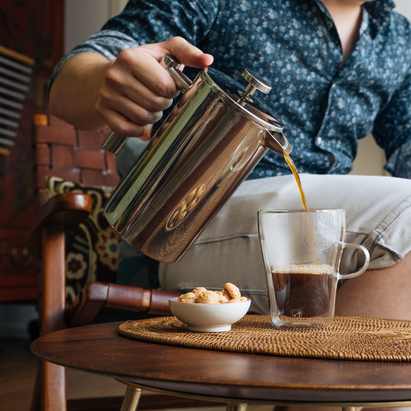 French Press Edelstahl - doppelwandig